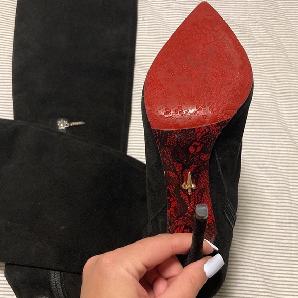 Cesar Paciotti Black Suede Boots - Picture 5 of 5